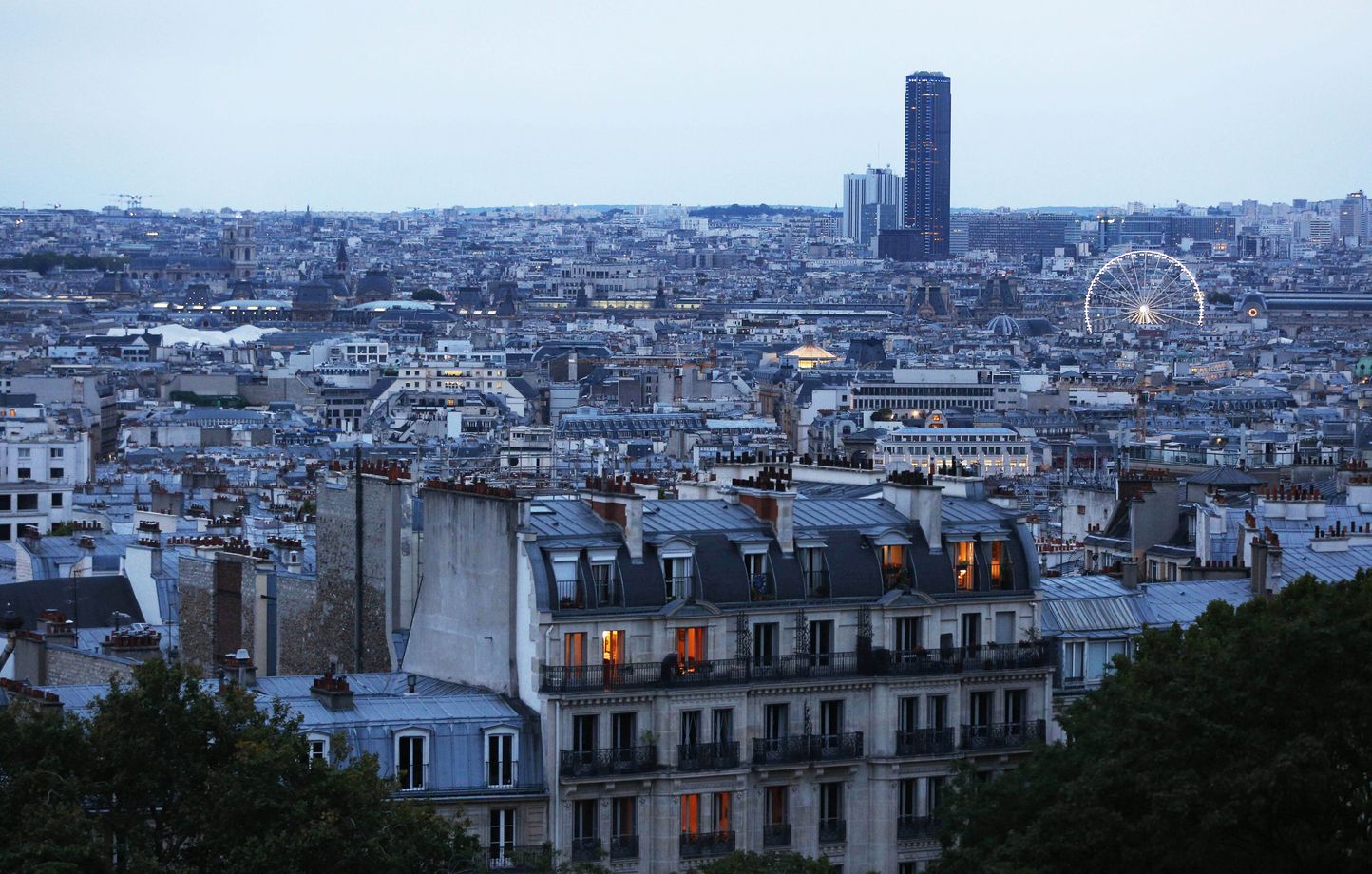 Immeuble haussmannien à Neuilly-sur-Seine.